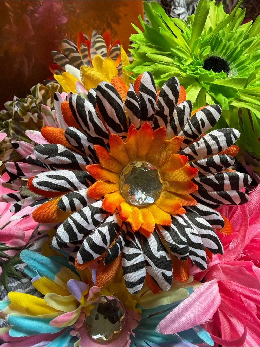 Assorted Bright artificial flower for crafting